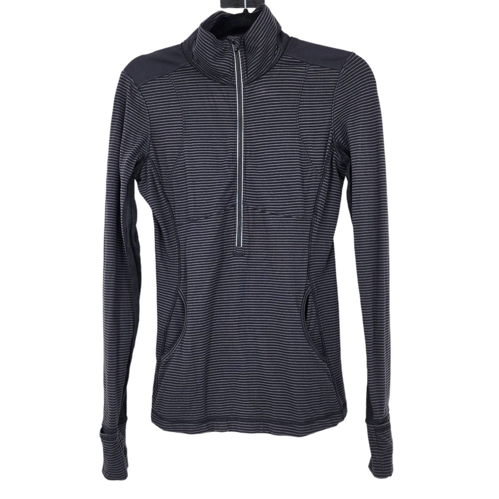 EUC Lululemon Star Runner Striped Lace Zip Up Jacket Size 8